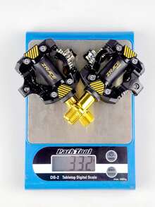 ZRACE PD-M1 SPD 332g GOLD Pedals Self-Locking MTB Gravel Components Using For Bicycle Racing Mountain Bike - Black - View 8