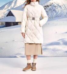 Skechers 女士绗缝羽绒服，舒适保暖，适合冬季穿着