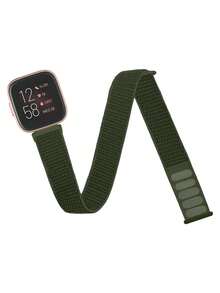 Comfortable Elastic Nylon Woven Sports Ankle/Arm Band: Suitable For Fitbit Versa 2/Versa 1/Versa Lite/Versa SE, Unisex Durable Replacement Strap - For Versa2 - View 12
