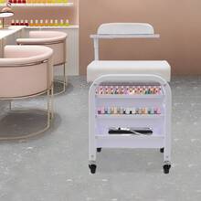 Sgabelli per salone e spa - Bianco - Visualizzare 2