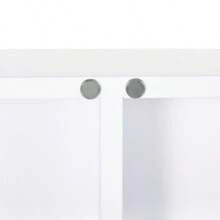 Six-Shelf, Two-Door Medicine Cabinet, Steel Medicine Stand, Dimensions 55x18x60 Cm, For Pharmaceutical And Care Products - 白色 - 查看 3