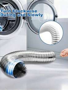 1 Piece Of Washer & Dryer Vent Cleaning Brush With A Long Flexible Rod And Spiral Bristles - Collect Dust, Remove Detergent Residue, Prevent Blockage, Maintain Equipment Efficiency, Washing Machine Cleaning Tool, Tidy Up The Lint Trap, Ergonomic Handle Design, Sturdy Handle Structure - Multicolor - View 6