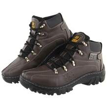Premium Men's Adventure Boots With Strong, Non-Slip Sole, Wallet, Smart Bracelet, Belt, And Keychain - Carnival Style - 咖啡 - 查看 4