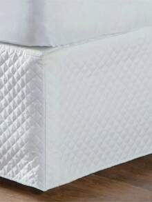 Saia 3 em 1 com Regulagem Ajustável Cabeceira Cama Box Colchobox Matelada Solteiro / Casal / Queen - -Branco - Visão 5