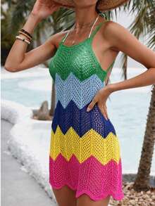 Virginia Beach Cover-Up For Women, Carnival Look 2026 - 繽紛混合裝 2 - 查看 2