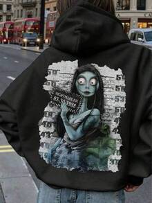 Men Outdoor Hoodies & Sweatshirts - Black - View 7