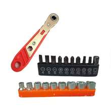 36-Tooth Ratchet Screwdriver, Narrow Small Space Crevice Repair Operation Bit Socket L-Shaped Wrench - Multicolor - View 11