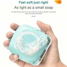 Pet Bathing Brush - Dedicated Pet Bathing Tool - Silicone Bathing Massage Brush Comb - Built-In Shampoo Dispenser Massage Bathing Brush - Dual Function Massage Comb And Cleaning Tool, Ergonomic Handle, Detachable Brush Head, Wet And Dry Use, Silicone Bathing Brush With Shampoo Storage Feature - Durable Silicone Material, Material, Convenient Bathing Brush, Can Open To Dispense Shampoo. - Multicolor - View 8