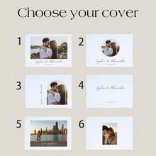 1pc A4 38-Page Customized Wedding Guest Book With Photo, Personalized Wedding Reception Signature Album - Multicolor 1 - View 6