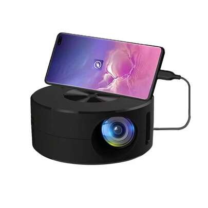 Mini Projector Home Projector Mobile Phone Screen Mirroring Portable Mini Small Children's Mobile Phone Animation Projector