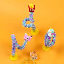 1pc 2026 Hot Selling Silicone Toy Puzzle Bracelet, Cartoon Multi-Function, Perfect Gift, Holiday Gift, Birthday Gift, Interesting Gift - Multicolor - View 3