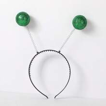 Gafas de alienígena con diadema, guantes y accesorios para el cabello de fiesta de disfraces, accesorios de disfraz con brillo para Halloween, San Valentín, fiesta de Navidad, actuación en el escenario - Multicolor - Ver 3