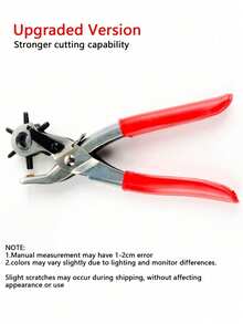 Leather Hole Punch, Leather Tools, Multifunctional Regular Carbon Steel Belt Hole Punch, Punching Tool, Leather Punch, Craft Tools - Multicolor - View 14