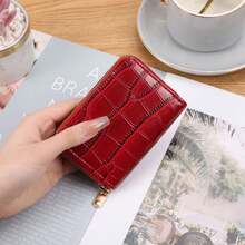 4pcs Luxury Couple Watch Set, Vintage Black & Gold Couple Watches + Leather Card Holder Wallet, Fashion Square Wrist Watch, Gift For Valentine''s Day Anniversary - Multicolor - View 7