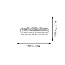 Creative Lace And Creative Labels Metal Cutting Dies, DIY Scrapbooking Album And Embossing Stencil, Greeting Card Making Tool, Card Paper Cutting Crafts ,Gift Card Making Template Die Cuts. - Silver - View 9