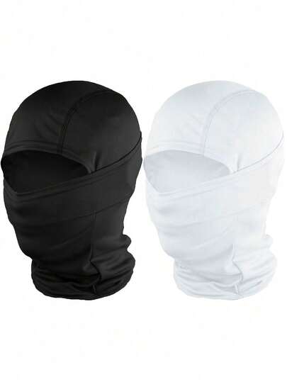 Motorcycle Riding Balaclava, Outdoor Windproof Sunscreen Face Mask, Ice Silk Breathable Quick-Drying Material, Moisture-Wicking Non-Sweating, Full Face & Neck Coverage Design