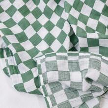 1条超柔软婴儿棉纱布襁褓毯，睡眠及旅行适用 - 彩色 - 查看 5