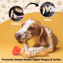 AFP ALL FOR PAWS AFP Long-Lasting Chewing Dog Toy Bully Stick Holder Pet Prevents Choking Safety Device Aggressive Chewers Dog Chew Stick Holder - Coral Orange - View 7