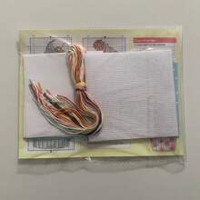 3pcs/Set Birthday Greeting Cards Cross Stitch Kit, Cake Pattern Cross Stitch, For Birthday Gifts, Basic Entry-Level Embroidery. Includes Cross Stitch Fabric, Greeting Cards, Envelopes, Instructions, Embroidery Threads