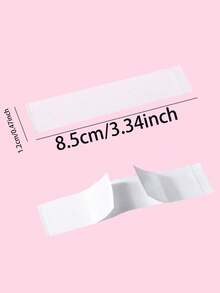 108pcs Anti-Slip Clothing Tape, Double-Sided Waterproof Adhesive Tape For Shirts And Lingerie - Women's Gentle Skin-Friendly Tape, All-Day Strong Fabric Bonding (36/72/108pcs Available) - White - View 8