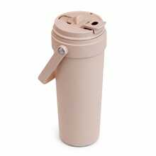 陶瓷内胆保温旅行杯，带吸管，防漏真空隔热，适用于茶和咖啡。保冷12-24小时/保热6-12小时。防滑底座，方便携带，适合办公室、汽车和通勤使用。是送给女士、男士和学生的理想礼物。 - 彩色 - 查看 8