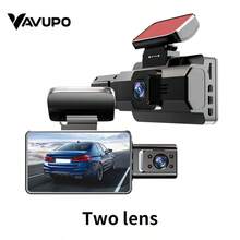 Vavupo 双通道行车记录仪：这款多功能车载DVR配备可旋转车载镜头、1080P高清、循环录像、夜视功能、3英寸IPS屏幕以及全方位保护您的行车安全。内置150mAh电池。 - A - 查看 12
