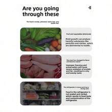 10pcs Aluminum Foil Antibacterial Food Storage Bags, Aluminum Foil Airtight Resealable Bags For Refrigerator, Freezer, And Food Storage, Available In Multiple Sizes - Silver-gray - View 8