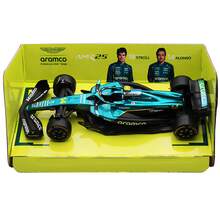 Burago 1/43 比例阿斯顿·马丁阿美F1车队AMR23 2023 & AMR25 2025 #14 费尔南多·阿隆索合金压铸F1赛车模型，节日生日收藏礼物 - AMR25 #14 - 查看 10