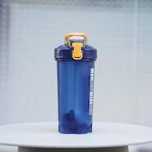 1pc 550ml/19oz Gym Protein Powder Shaker Bottle, Portable Leak-Proof Water Bottle With Mixing Ball, Suitable For Daily Fitness - Gym Workout - Bodybuilding, Great Gift For Friends And Holidays - Multicolor - View 8