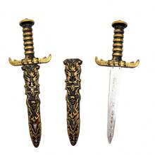 1 thanh kiếm nhựa, dao giả, phụ kiện trang phục cướp biển, thích hợp cho các trò chơi nhập vai, kịch trường học và đạo cụ quay video. Sản phẩm mới lạ này chắc chắn sẽ mang đến cho bạn một bất ngờ thú vị, và bạn có thể sử dụng chúng cho Halloween, các bữa tiệc nhập vai, dạ hội hóa trang, lễ hội, chụp ảnh, biểu diễn và các bữa tiệc ngày lễ khác. - Nhiều màu - Xem 8