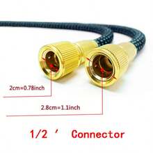 7pcs High Pressure Expandable Water Hose Car Wash Adjustable Water Gun Garden Hose Set, Universal For Europe And America, Home Car Wash Water Gun Hose Garden Expandable Cleaning Watering Spray Nozzle Kit - Dark Blue - View 2