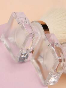 粉玫瑰软毛美甲刷，艺术除尘刷，集尘刷，腮红粉刷，美妆美甲刷清洁工具，适用于亚克力指甲 - 彩色 - 查看 5