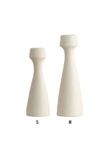 1 bucată Suport de lumânare din ceramică în formă asimetrică, stil natural, design modern minimalist, se potrivește cu cești înalte pentru lumânări, potrivit pentru masă, petrecere, decor camera de zi, decorarea mesei de sufragerie - Multicolor - Vizualizare 12