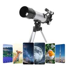 Portable 50mm Aperture, 360mm Focal Length Refractor Telescope | Astronomical Telescope For Adults, Beginners, And Children | Easy-To-Set-Up Travel Telescope For Observing The Moon And Stars | Ideal Gift For Astronomy Enthusiasts