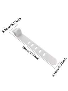 20个硅胶线缆整理器：让您的耳机、充电器和数据线整齐有序，方便取用！ - 彩色 - 查看 6