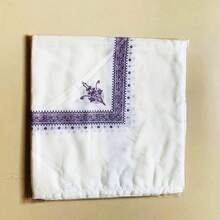 时尚百搭四面印花阿拉伯迪拜沙特阿拉伯男士头巾 - 黑色 - 查看 8