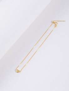 1条S925纯银心形脚链，18K镀金字母，简约春夏沙滩脚链，女士脚链，母亲节礼物 - 腳鍊 - 查看 2