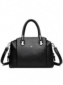 KAIDIFEINIROO Fashion Women's Handbag, High-Quality Soft PU Leather Crossbody Shoulder Bag, 2026 New Luxury Designer Casual Tote Bag - Black - View 4