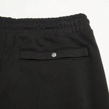 Puma Pantalones de chándal casuales con cordón y puños de punto con logotipo bordado clásico para hombre, primavera/otoño - Negro - Ver 6
