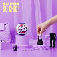 ZURU Official Licensed Mini Brands Fashion Series 4 Blind Box, 5 Surprise Mini Fashion Accessories Collectible Toy Perfect Children's Day Gift Random Style - Multicolor - View 5