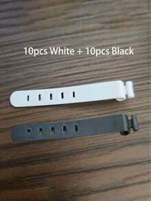 20个硅胶线缆整理器：让您的耳机、充电器和数据线整齐有序，方便取用！ - 彩色 - 查看 11