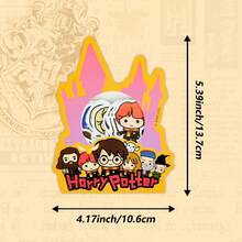 Harry Potter 20张复古哈利波特贴纸，霍格沃茨学院徽章和人物图标，防水乙烯基贴纸，适用于日记本、电子产品保护套、DIY剪贴簿——送给哈利波特粉丝的完美礼物 - 彩色 - 查看 7