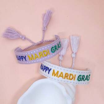 צמיד 1pc, מתאים לפסטיבל, חג, משפחה, מתנה לחבר, מסיבה, אביזר למצעד