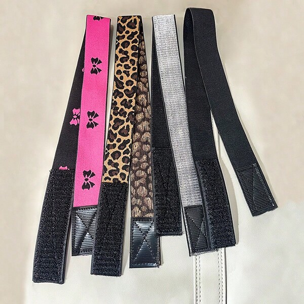 4pcs Adjustable Elastic Wig Bands, Made Of Polyester Non-Woven Fabric, With Edge Fixing Strap And Bangs Fixing Strap, Suitable For Normal Hair, Wig Fixing Accessories