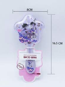 Mattel 1 Piece Flow Sand Comb Cute Cartoon Air Cushion Comb Ice And Snow Air Cushion Comb Massage Small Comb - Multicolor - View 2