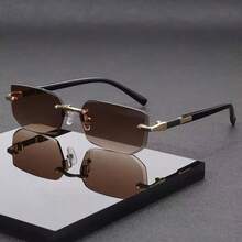1pc Vintage Frameless Metal Couple Glasses, Best Gift Choice - Multicolor 1 - View 23
