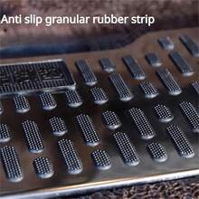 1pc Multifunctional Stainless Steel Car Wear-Resistant Pedal, Thickened Pedal, Metal Repair Protective Foot Mat For Cabin