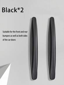 1 Pair Car Front & Rear Bumper Anti-Collision Strips, Bumper Lip Body Anti-Scratch Anti-Friction Widened Protective Adhesive Strips - A - View 15