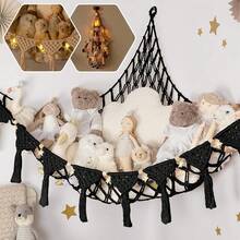 Large Plush Animal Toy Storage Hammock - Tassel Plush Animal Storage Rack Decoration - Cute Hanging Plush Net, Suitable For Children's Room, Bedroom, Room Decor - Multicolor - View 16