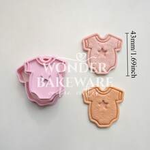 Moldes de Biscoito para Vestido de Bebê, Carimbo de Forma de Saia, Cortador de Biscoito, Molde de Fondant, Cortadores de Biscoito para Decoração de Chá de Bebê, Ferramentas para Decoração de Bolo - Roupas - Visão 8